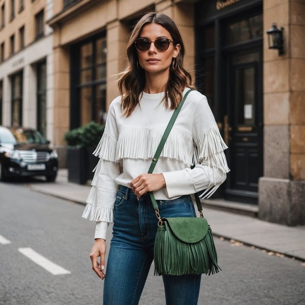 Comment choisir des sacs à main en franges pour un look moderne sans paraître dépassée?